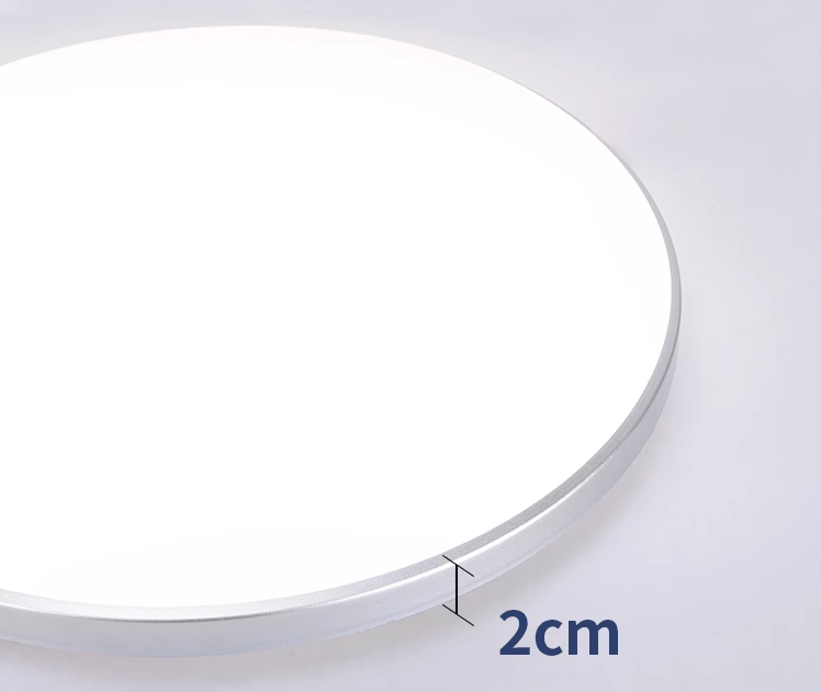 Lámpara de techo de succión simple ultrafina de tres colores